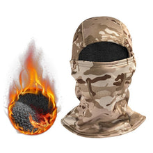 Load image into Gallery viewer, Winter Military Tactical Balaclava Warm Fleece Thermal Ski Snowboard Face Mask  Cycling Hunting Airsoft Camo Hats Scarf
