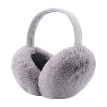 Load image into Gallery viewer, Winter Warm Earmuffs cute Plush Fur headphones fashion unisex ear warmer solid Color Girls Headband Ear Muff Ear Cover
