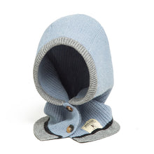 Load image into Gallery viewer, Winter Warm Solid Knitted Balaclava Magic Scarf for Women Beanies Hat Neck Scarves Outdoor Ring Pullover Cap Woolen Yarn Muffler
