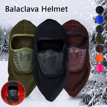 Load image into Gallery viewer, Winter Windproof Hiking Caps Men Warm Thermal Fleece Balaclava Face  Beanies,Ski Bike Motorcycle Neck Warmer Helmet Hat
