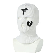 Load image into Gallery viewer, Winter Women Knitted Hat Full Face Cover Ski Mask Hat 3 Holes Balaclava Hood Motorcycle Army Tactical Caps Men Beanies Bonnet
