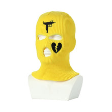 Load image into Gallery viewer, Winter Women Knitted Hat Full Face Cover Ski Mask Hat 3 Holes Balaclava Hood Motorcycle Army Tactical Caps Men Beanies Bonnet
