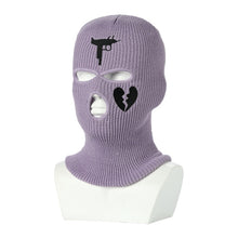 Load image into Gallery viewer, Winter Women Knitted Hat Full Face Cover Ski Mask Hat 3 Holes Balaclava Hood Motorcycle Army Tactical Caps Men Beanies Bonnet
