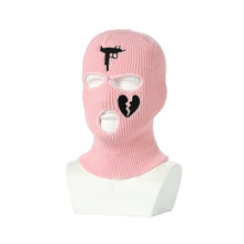 Load image into Gallery viewer, Winter Women Knitted Hat Full Face Cover Ski Mask Hat 3 Holes Balaclava Hood Motorcycle Army Tactical Caps Men Beanies Bonnet

