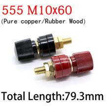 Load image into Gallery viewer, Wire Binding Post Wire Screw M5 M6 M8 M10 Lithium Battery Welding Inverter Clamp Power Supply Connect Terminal Splice Black Red

