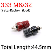 Load image into Gallery viewer, Wire Binding Post Wire Screw M5 M6 M8 M10 Lithium Battery Welding Inverter Clamp Power Supply Connect Terminal Splice Black Red

