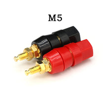 Load image into Gallery viewer, Wire Binding Post Wire Screw M5 M6 M8 M10 Lithium Battery Welding Inverter Clamp Power Supply Connect Terminal Splice Black Red

