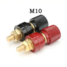 Load image into Gallery viewer, Wire Binding Post Wire Screw M5 M6 M8 M10 Lithium Battery Welding Inverter Clamp Power Supply Connect Terminal Splice Black Red
