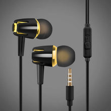 Load image into Gallery viewer, Earphone Electroplating Bass Stereo In-ear Earphone with Mic Handsfree Call Phone Headset for Android Ios ONLENY 3.5mm 1.2

