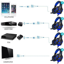 Load image into Gallery viewer, 3.5mm Wired Gaming Headset Stereo Gamer Headphone For PS4 Xbox One Nintend Switch PC Phone With Mic Volume Control Game Earphone
