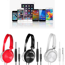 Load image into Gallery viewer, Wired Headphones With Microphone Over Gaming Ear Headsets Bass HiFi Music Stereo Earphone For Sony Xiaomi Huawei PC XBOX PS WII
