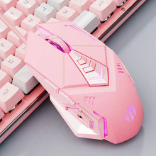 Load image into Gallery viewer, Wired USB Gaming Mouse Pink Mute RGB Gamer 7 Buttons Mice Optical Office Computer Mouse For Desktop Laptop Ergonomic Game Mouse
