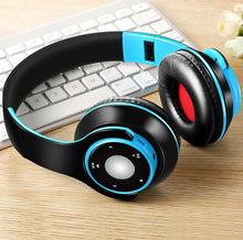 Load image into Gallery viewer, Wireless Headset Bluetooth Earphones and Headphone for Girls Samsung Sport and SD Card with Mic HIFI Stereo IOS Android in Phone
