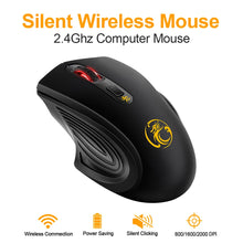 Load image into Gallery viewer, Wireless Mouse USB Computer Mouse Silent Ergonomic Mouse 2000 DPI Optical Mause Gamer Noiseless Mice Wireless For PC Laptop
