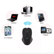 Load image into Gallery viewer, Wireless mouse 1600DPI 6 Buttons Adjustable Receiver Optical Computer Mouse BT 5.2 Ergonomic Mice For mi pad 4
