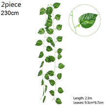 Load image into Gallery viewer, Wisteria Artificial Flower Vine Ivy Leaf Garland Silk Rose Flowers Rattan String Vine Wedding Arch Flower Home Garden Decoration
