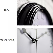 Load image into Gallery viewer, Wall Clock White Minimalism   Classic Nordic Thick Border Quiet Modern Design Hanging   Horloges Bedroom Living Room Home Decor
