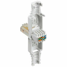Load image into Gallery viewer, Connector No Crimp Connectors CCTV Ethernet Cable Tool-less Crystal Head Plug CAT6 RJ45 Connector
