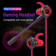 Load image into Gallery viewer, 3.5mm In-Ear Wired Call Earphone Gaming Compu Headsets HiFi Headphones With Stereo Sound Mic For Phone
