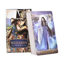 Load image into Gallery viewer, Wizards Tarot Cards English Read Fate Board Game Oracle Cards Playing Card Deck Games For Party Personal Entertainment
