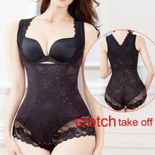Load image into Gallery viewer, Women Dress Full Body Shaper Slim Tummy Trimmer Seamless Shapewear Thigh Slimmer Bodysuit Waist Trainer Girdle Bodysuits Shapers
