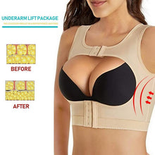 Load image into Gallery viewer, Women Girdle Posture Corrector Bra Mesh Breathable Body Shaper Hunchback Relief Lift Up Bralette Shockproof Back Support
