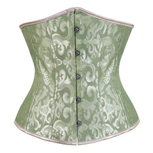 Load image into Gallery viewer, Women Gothic Sexy Satin Underbust Corset Bustier Waist Cincher Slimming Body Shaper Corselete Lingerie Plus Size Party Clubwear
