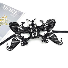 Load image into Gallery viewer, Women Hollow Lace Masquerade Face Mask Sexy Cosplay Prom Party Props Costume Halloween Masquerade Mask Nightclub Queen Eye Mask
