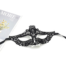 Load image into Gallery viewer, Women Hollow Lace Masquerade Face Mask Sexy Cosplay Prom Party Props Costume Halloween Masquerade Mask Nightclub Queen Eye Mask
