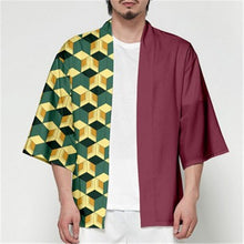 Load image into Gallery viewer, Women/Men Summer Casual Cool Streetwear Demon Slayer Kimetsu no Yaiba 3D Printing Japanese Anime Kimono Haori Yukata Cosplay
