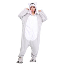 Load image into Gallery viewer, Women Pajamas Flannel Zippers Cartoon Kigurumi Onesie For Adult Men Animal One-Piece Pijamas Girls Cosplay Costume XXL 180-200CM

