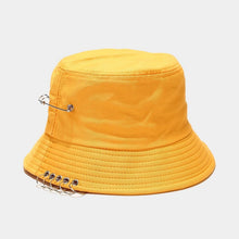 Load image into Gallery viewer, Women's bucket hat Ring Cute Women Flat Fashion Black Bob Hat Hip Hop Fishing Cap Summer Panama Fisherman Streetwear New Cap
