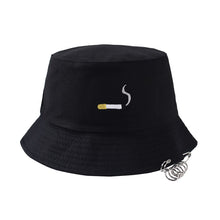 Load image into Gallery viewer, Women's bucket hat Ring Cute Women Flat Fashion Black Bob Hat Hip Hop Fishing Cap Summer Panama Fisherman Streetwear New Cap
