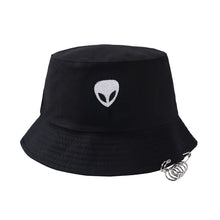 Load image into Gallery viewer, Women's bucket hat Ring Cute Women Flat Fashion Black Bob Hat Hip Hop Fishing Cap Summer Panama Fisherman Streetwear New Cap
