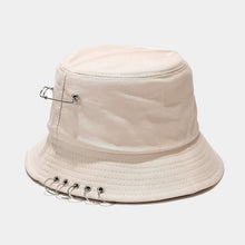 Load image into Gallery viewer, Women's bucket hat Ring Cute Women Flat Fashion Black Bob Hat Hip Hop Fishing Cap Summer Panama Fisherman Streetwear New Cap
