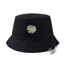 Load image into Gallery viewer, Women's bucket hat Ring Cute Women Flat Fashion Black Bob Hat Hip Hop Fishing Cap Summer Panama Fisherman Streetwear New Cap
