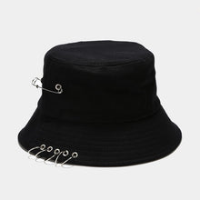 Load image into Gallery viewer, Women's bucket hat Ring Cute Women Flat Fashion Black Bob Hat Hip Hop Fishing Cap Summer Panama Fisherman Streetwear New Cap
