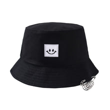 Load image into Gallery viewer, Women's bucket hat Ring Cute Women Flat Fashion Black Bob Hat Hip Hop Fishing Cap Summer Panama Fisherman Streetwear New Cap
