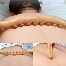 Load image into Gallery viewer, Wooden Scraping Stick Muscle Relaxation Massage Tool for Back Shoulder Neck Waist Leg Lymphatic Drainage Guasha Massage Therapy
