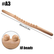 Load image into Gallery viewer, Wooden Scraping Stick Muscle Relaxation Massage Tool for Back Shoulder Neck Waist Leg Lymphatic Drainage Guasha Massage Therapy
