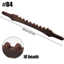 Load image into Gallery viewer, Wooden Scraping Stick Muscle Relaxation Massage Tool for Back Shoulder Neck Waist Leg Lymphatic Drainage Guasha Massage Therapy

