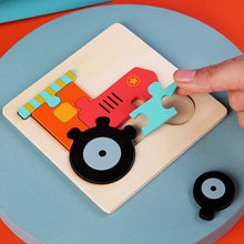 Load image into Gallery viewer, Wooden Toys 3D Puzzle Jigsaw Board Toys for Children Kids Baby Early Educational Brain Teaser Animal Cartoon Puzzle
