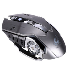 Load image into Gallery viewer, Wireless Gaming Mouse Rechargeable Silent LED Backlit USB Optical Ergonomic Gaming Mouse LOL Mice Surfing Gamer Mouse For PC
