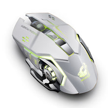 Load image into Gallery viewer, Wireless Gaming Mouse Rechargeable Silent LED Backlit USB Optical Ergonomic Gaming Mouse LOL Mice Surfing Gamer Mouse For PC
