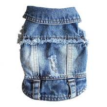 Load image into Gallery viewer, XS-2XL Denim Dog Clothes Cowboy Pet Dog Coat Puppy Clothing For Dogs Jeans Jacket Dog Vest Coat Puppy Outfits Cat Clothes
