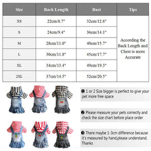 Load image into Gallery viewer, XS-2XL Denim Dog Clothes Cowboy Pet Dog Coat Puppy Clothing For Dogs Jeans Jacket Dog Vest Coat Puppy Outfits Cat Clothes
