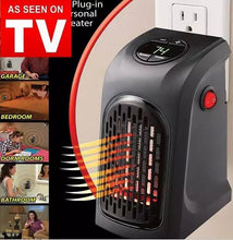 Load image into Gallery viewer, Portable Air Heater Remote Control Personal Mini Heater Safe Quiet Office Heat Desktop Electric Heater Indoor Use
