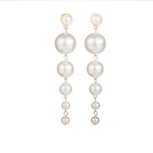 Load image into Gallery viewer, Y2K Jewelry Vintage Imitation Pearl Love Heart Dangle Earrings For Women Elegant Fashion Charm Sweet Earrings Christmas Gifts
