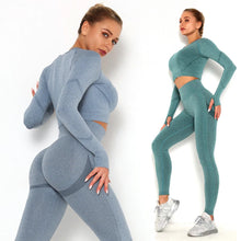 Load image into Gallery viewer, Yoga Set Sports Suit Women Workout Sports Outfit Fitness Set Wear
