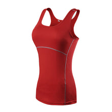 Load image into Gallery viewer, Yoga Shirt Running Quick Dry Vest High elasticity Tight fitting  Women
